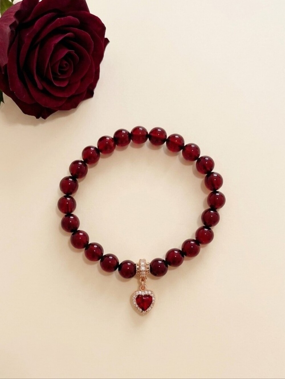 Jade Bracelet With Charm